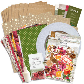 Набір для створення вітальних листівок Botany winter, Fabrica Decoru