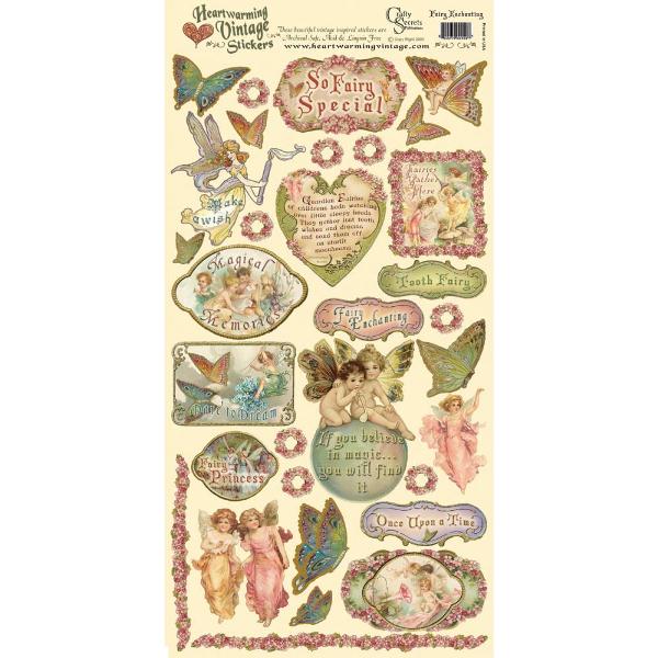 Набір наклейок Fairy Enchanting від Crafty Secrets, 15x30 см