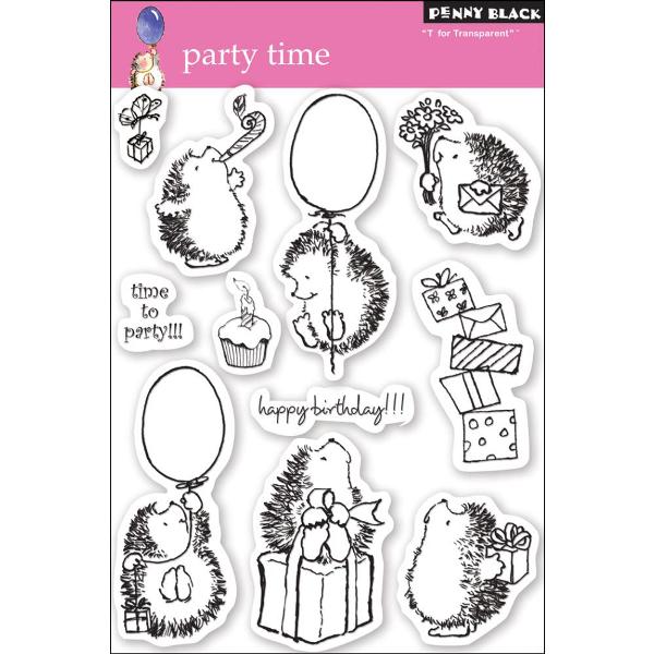 Набір акрилових штампів Party Time 19х13 см, Penny Black