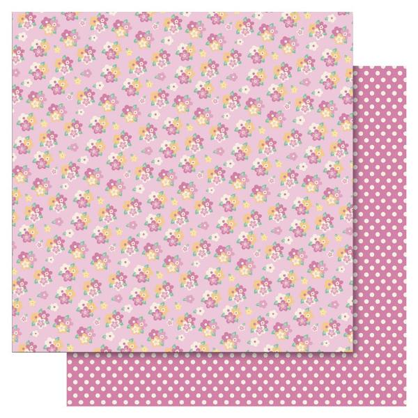 Двусторонняя бумага Floral 30х30 см Ruby Rock-It