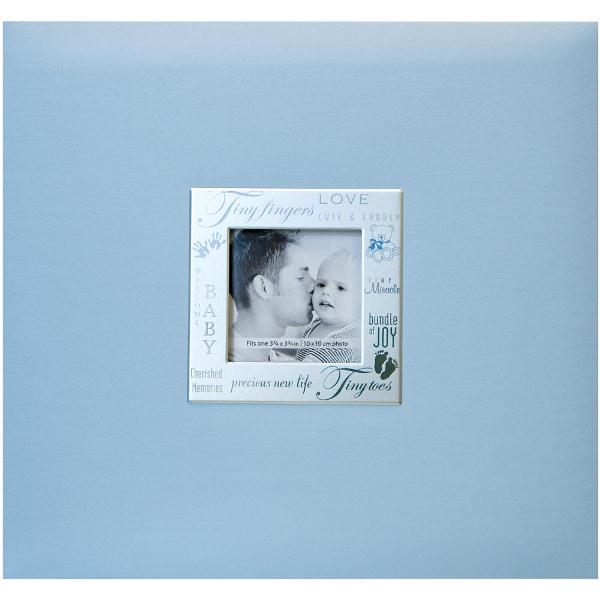 Тканевый альбом для скрапбукинга Baby Blue 20х20 см от MBI