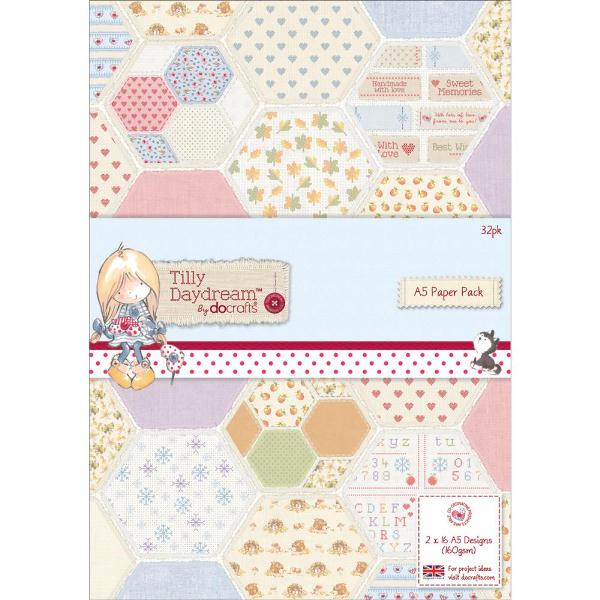 Набор бумаги Tilly Daydream 14,8х21 см 16 листов от Docrafts