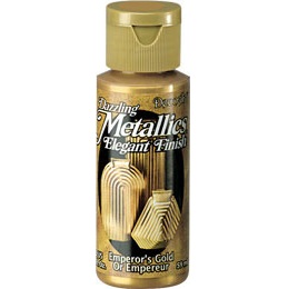 Акрилова фарба Dazzling Metallics Emperor's Gold, 59 мл від DecoArt