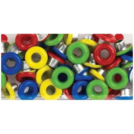 Набір люверсів Primaries Mini Eyelets 48 шт 3 мм від American Crafts