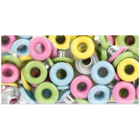 Набор люверсов Pastels Mini Eyelets 48 шт 3 мм от American Crafts
