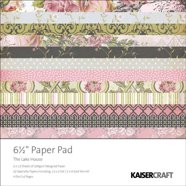 Набор бумаги The Lake House, 16х16 см, 40 листов от Kaisercraft