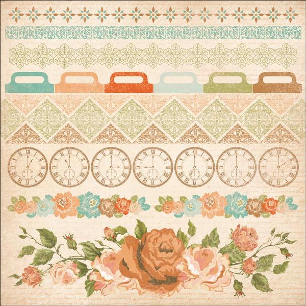 Лист з наклейками These Days 30х30 см від Kaisercraft