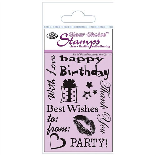 Набір акрилових штампів Special Occasions 9х6 см, Royal Brush