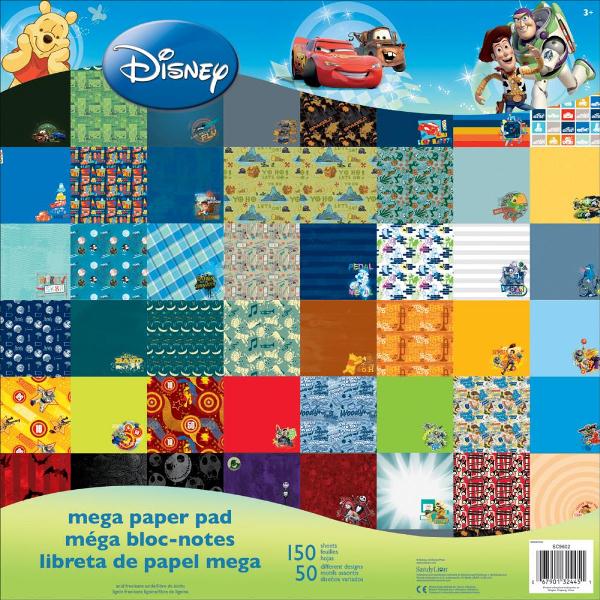 Набір паперу Disney Boy 50 аркушів 30х30 см від компанії SandyLion 