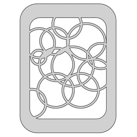 Ніж Circles 7,5x10 см від компанії Crafters Workshop
