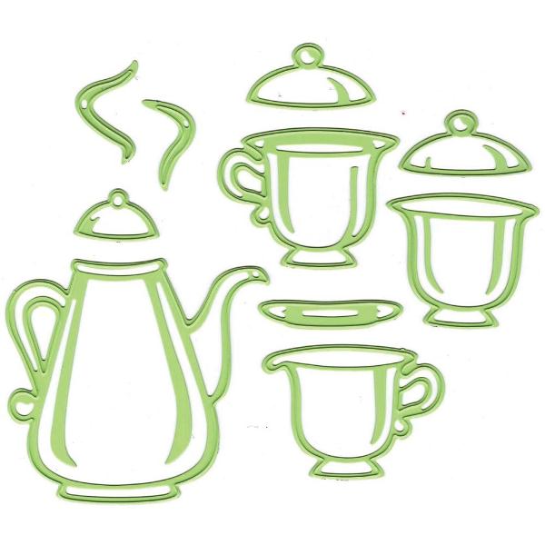 Набір ножів для тиснення і вирізання Tea Set від Lea'bilities