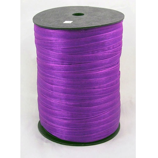 Лента из органзы фиолетового цвета, ширина 6 мм, длина 5 м