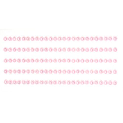 Полужемчужины на клеевой основе розового цвета, 4 мм, 125 шт от ScrapBerry's