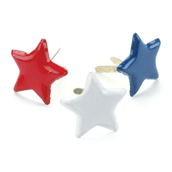 Набір брадс Red, Blue, White Stars, 50 шт від Creative Impressions