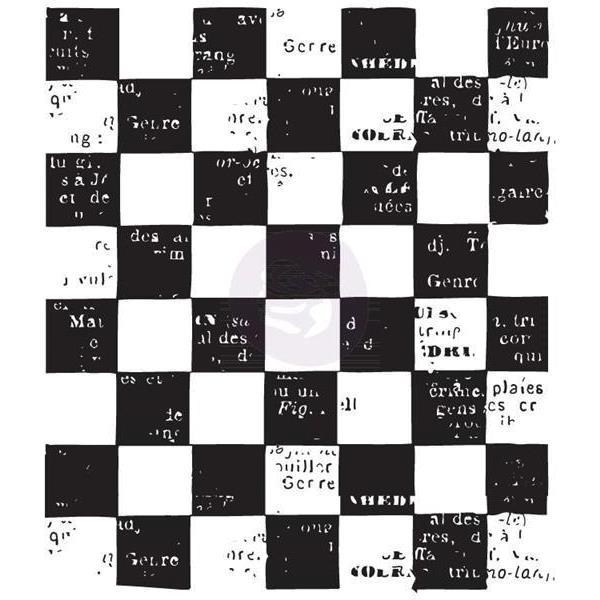 Акриловий штамп Checkered 5,6x6,3 см, Prima