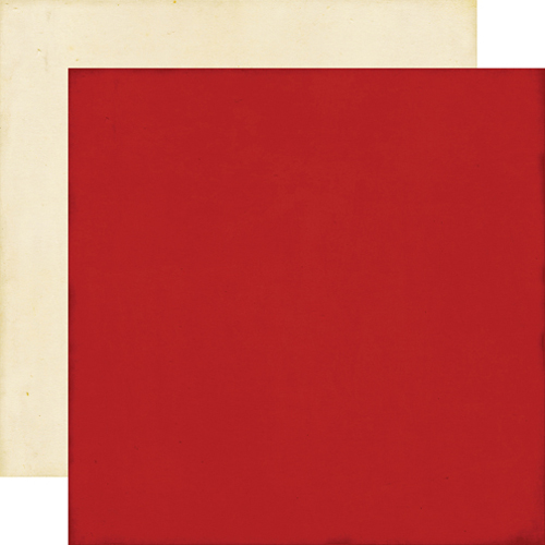 Двосторонній папір Red / Cream 30х30 см від Echo Park