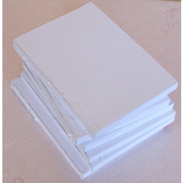 Блок для блокнота формата А6 белого цвета, 48 листов, 80 г/м2