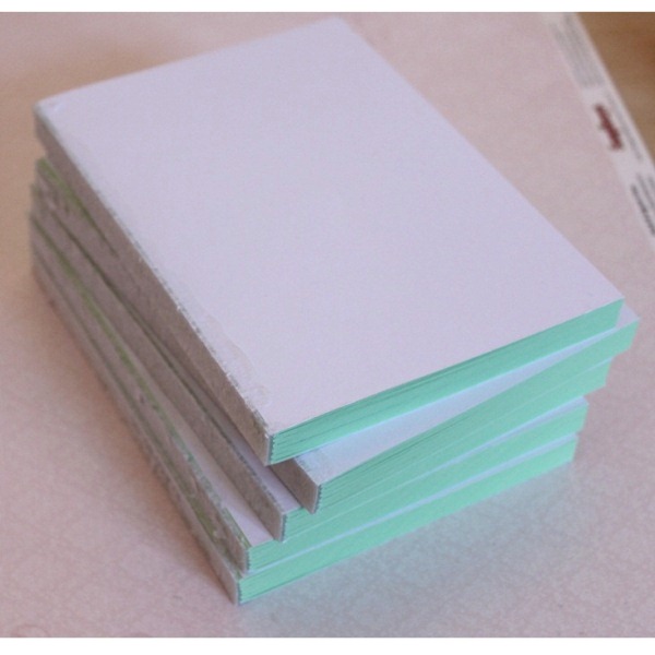 Блок для блокнота формату А6 світло-зеленого кольору, 48 аркушів, 80 г / м2