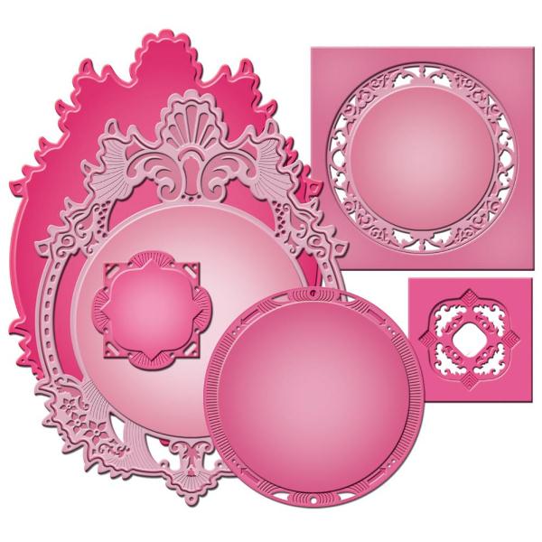 Набор ножей для вырезания и тиснения Gold Majesty Circles от Spellbinders
