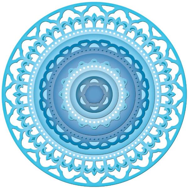 Набор ножей для вырезания и тиснения Splendid Circles, 4 шт от Spellbinders