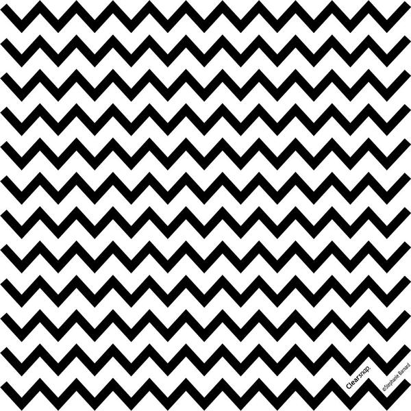 Трафарет для скрапбукінгу Chevrons 15х15 см від Clear Snap