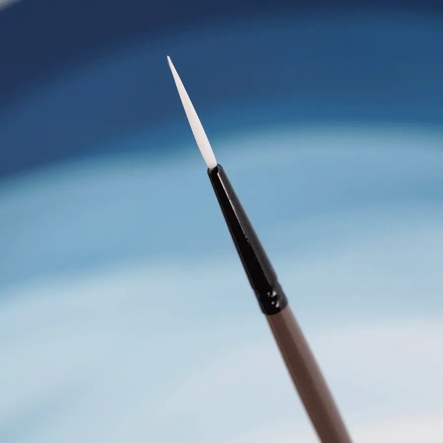 Кисть синтетика лайнер, MOON 1203RL, №1, к.р. ROSA