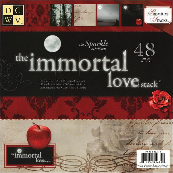 Набір паперу Immortal Love, 30х30 см, 24 листа від компанії DCWV