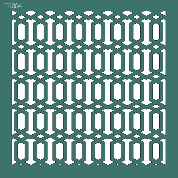 Трафарет "Узор" для скрапбукинга, 150х150 мм