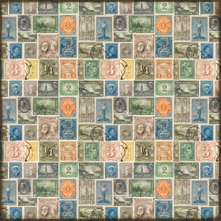 Двусторонняя бумага Simple Stamps 30х30 см от компании Echo Park