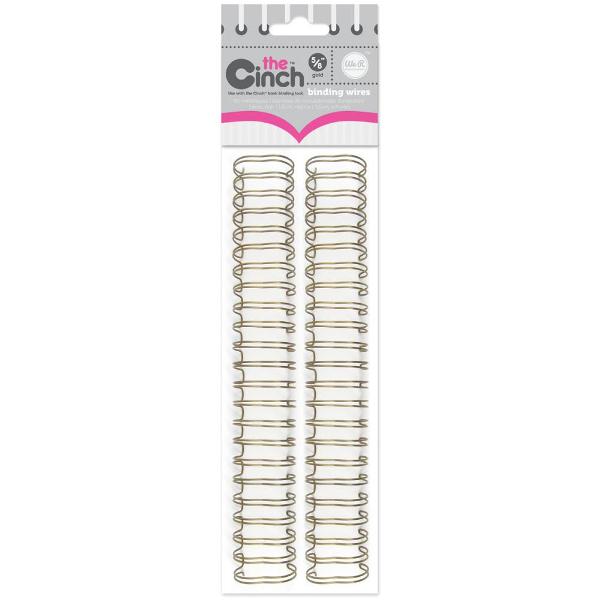 Спираль для биндера Cinch Binding Wires золотого цвета, 28 см от We R Memory Keepers