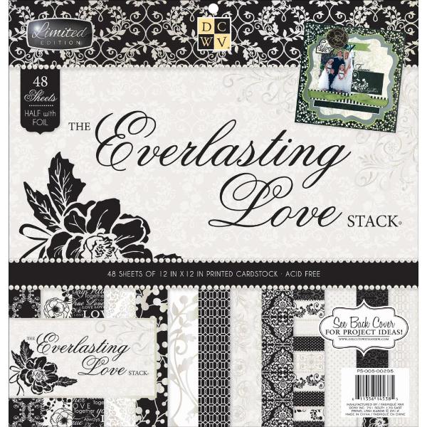 Набір паперу Everlasting Love, 30х30 см, 24 листа від DCWV
