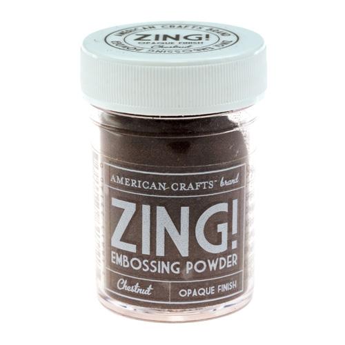 Пудра для ембоссінга Chestnut Zing! embossing powder від American Crafts