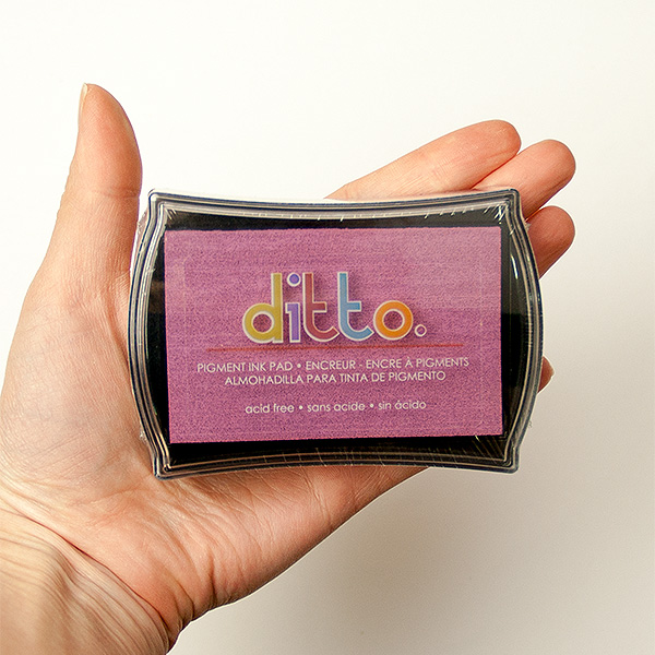 Пигментные чернила для штампинга French Blue от компании Ditto