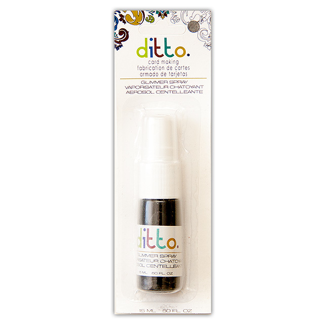 Спрей Glimmer Spray Ink - Silver, компанії Ditto