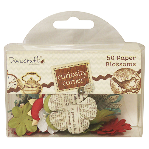 Набір квіточок Curiosity Corner, 50 шт від Dovecraft