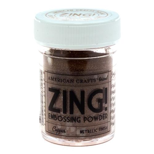 Пудра для ембоссінга Metallic Сopper Zing! embossing powder від American Crafts