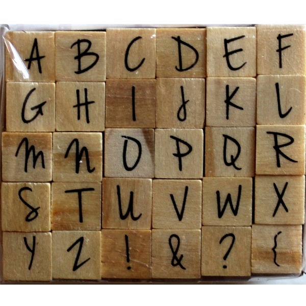 Набір гумових штампів Alphabet 5, Dovecraft