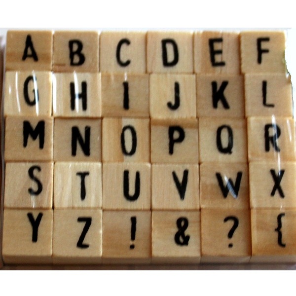 Набір гумових штампів Alphabet 8, Dovecraft