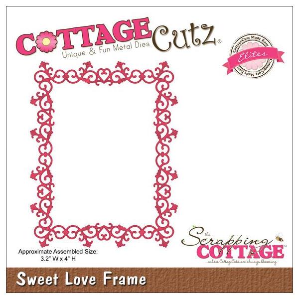 Нож для вырезания Sweet Love Frame от CottageCutz