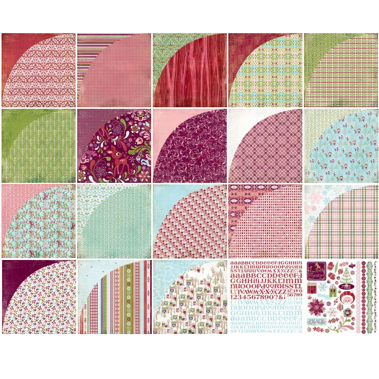 Набір для скрапбукінгу Eskimo Kisses - Collection Pack 30х30 см від BasicGrey