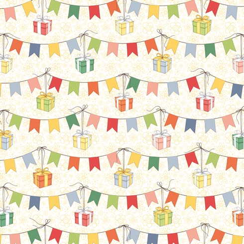 Двосторонній папір З Днем народження! Подарунки - 30,5х30,5 см від ScrapBerry's