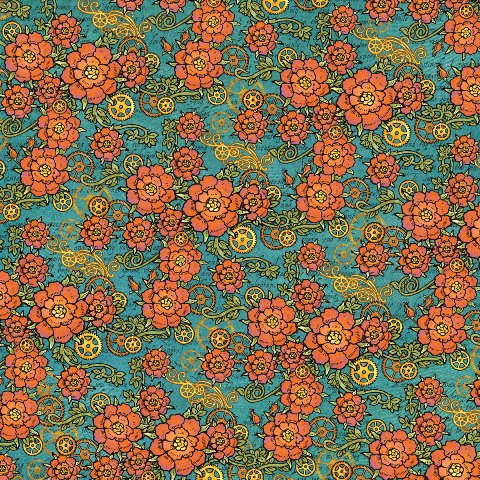 Двусторонняя скрапбумага Fanciful Floral 30x30 от Graphic 45