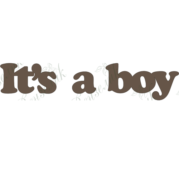 Чипборд  "It's a boy" 18x88 мм