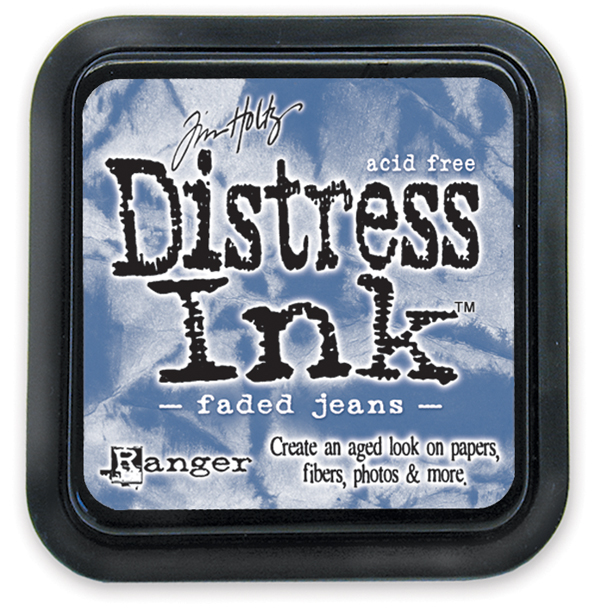 Краска для штампинга Distress Pad - Faded Jeans от Tim Holtz