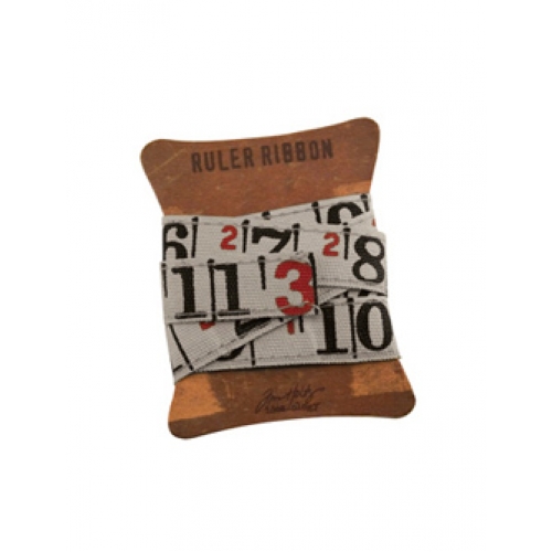 Вінтажна вимірювальна стрічка Ruler Ribbon від Tim Holtz