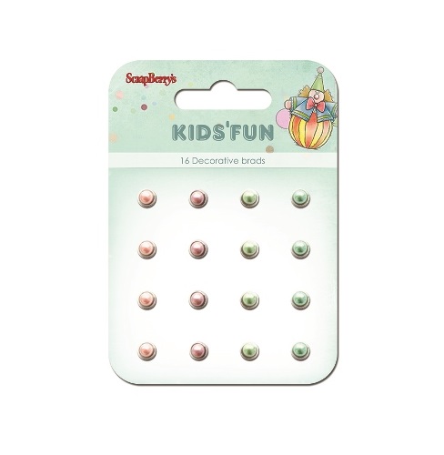 Набір брадс з 16 шт "Kids`fun" від ScrapBerry's