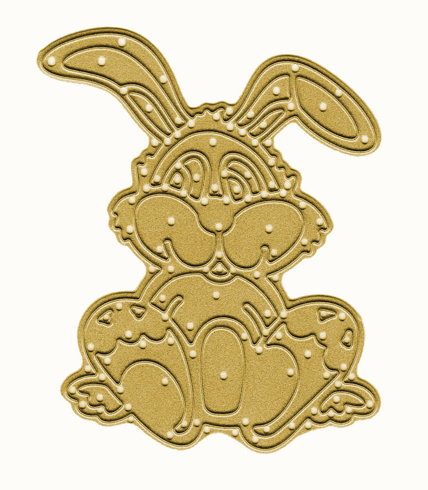 Ножі Funny Bunny, 1 шт, розмір 5.6х6.9 см від Crafty Ann
