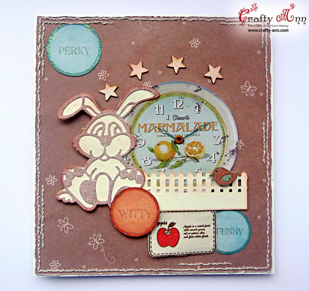 Ножі Funny Bunny, 1 шт, розмір 5.6х6.9 см від Crafty Ann