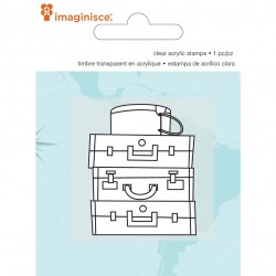 Акриловий штамп Perfect Vacation - Luggage, Imaginisce