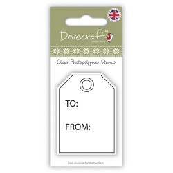 Акриловый штамп Gift Tag, Dovecraft
